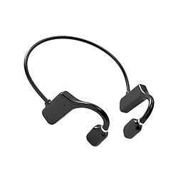 Casque de conduction osseuse Bluetooth 5.1 Casque De Conduction Osseuse Casque D'oreille Open-Ear Casque D'oreille Imperméable Gris Imperméable