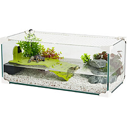 ZOLUX Terrarium pour tortues d'eau Karapas 50 blanc.