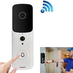 Wewoo Intelligent WiFi 2.4G sonnette Visual Remote Home Monitoring surveillance vidéo interphone vocal blanc 