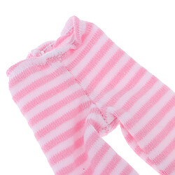 Acheter leggings à rayures longues chaussettes pantalons habiller pour 12 pouces blythe poupée bjd rose