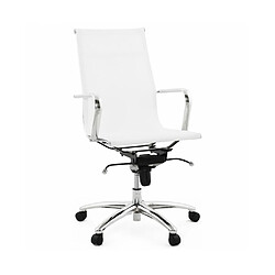 Kokoon Design Fauteuil de bureau LIANA WHITE 68x68x113 cm