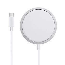 Chargeur sans fil Magsafe 15W Charge rapide Original Apple Blanc