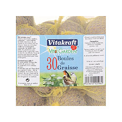 VITAKRAFT Seau boule de graisse - Pour oiseaux de la nature - 30x90 g (x1)