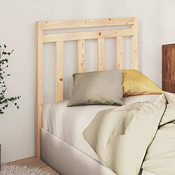 Avis Maison Chic Tête de lit scandinave pour lit adulte,Meuble de chambre 106x4x100 cm Bois massif de pin -MN97477