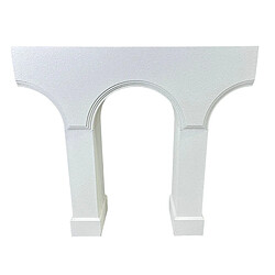 Console Romimex Blanc Bois MDF 100 x 91 x 24 cm 