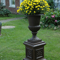 Esschert Design Vase Médicis en fonte Lot de 2.