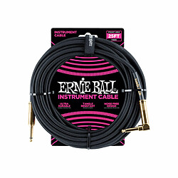 6058 Jack jack coudé 7 62m noir Ernie Ball