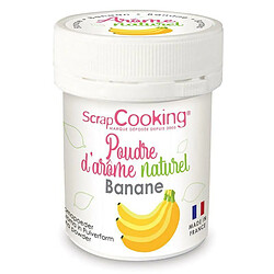 Scrapcooking Arôme alimentaire naturel en poudre 15 g - banane