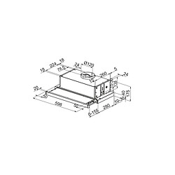 Avis Hotte tiroir 60cm 310m3/h inox - AHT630IX - AIRLUX