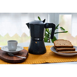 Cafetière Expresso Italienne en Aluminium, 9 Tasses de Café, Vitrocérame, Gaz, , Noir, FAGOR, Tiramisú