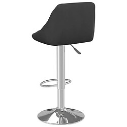 Acheter vidaXL Tabouret de bar Noir Velours