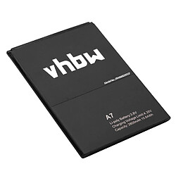 vhbw Li-Polymère batterie 2800mAh (3.8V) pour téléphone portable mobil smartphone Blackview A7, A7 Pro 