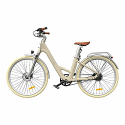 Avis Vélo électrique ADO Air 28 Pro - Moteur 250W Batterie 36V9.6Ah Assisté Autonomie 100KM Freins à Disque Hydrauliques - Beige