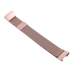 Avis Wewoo Bracelet montre en métal pour Fitbit Charge 3 (or rose)