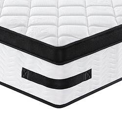 Acheter vidaXL Matelas à ressorts ensachés moyen plus 160x200 cm