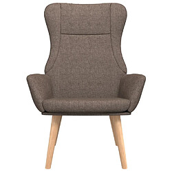 Avis Maison Chic Chaise de relaxation | Fauteuil relax Taupe Tissu -GKD27804