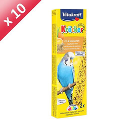 VITAKRAFT Kracker Friandise pour Perruches oeuf Graines de Graminee - Lot de 10x2