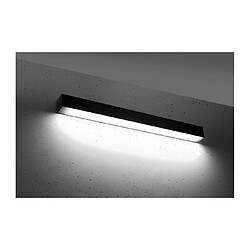 Luminaire Center Suspension Pinne Aluminium Noir 1 ampoule 150cm