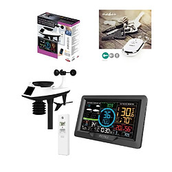 Fpe STATION METEO PRO COULEUR WIFI HEURE/ANEMOMETRE/PLUVIOMETRE EXTERIEURE + Porte clé siffleur