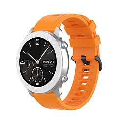 Wewoo Bracelet pour montre connectée de remplacement de Smartwatch en silicone Amazfit GTRtaille 20 mm orange