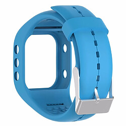 Wewoo Bracelet pour montre connectée en silicone Smart Watch POLAR A300 bleu ciel