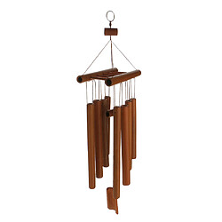 Wind Chime Son Relaxant Bambou Carillon à Vent Décoration Suspendu du Cour Jardin Extérieur