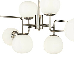 Acheter MAYTONI Plafonnier Globe nickelé, 8 lumières, E14