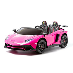 Ataa Lamborghini Aventador SV 24v voiture géante Rose