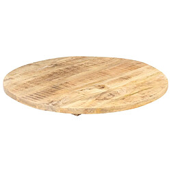 Acheter vidaXL Dessus de table Bois de manguier solide Rond 25-27 mm 50 cm