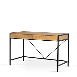 Vivaldi Bureau Ally 123 cm Chêne Doré/Noir 