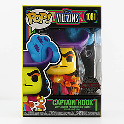 Funko Pop Disney Villains Pop Capitaine Hook #1081 Exclusivité Blacklight