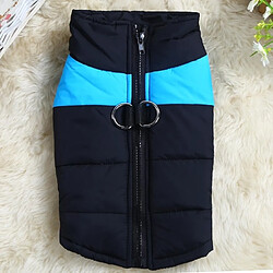 Wewoo Vêtements bleu pour chien, Taille: L, Poitrine: 46cm, Longueur du dos: 35cm Combinaison de ski gilet en coton