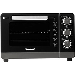 Four chaleur tournante 26l 1500w noir - fc265mb - BRANDT 