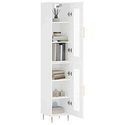 Avis Maison Chic Buffet,Meuble de Rangement,commode pour salon,Cuisine Blanc 34,5x34x180 cm Bois d'ingénierie -MN84820