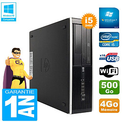 PC HP Compaq Pro 6300 SFF I5-2400 RAM 4Go Disque 500Go Graveur DVD Wifi W7 - Occasion