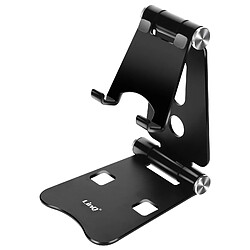 Support Bureau Pliable Noir pour Smartphone, LinQ