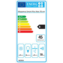 Hotte standard Mepamsa SMART 70X 70 cm 300 m3/h 125W D