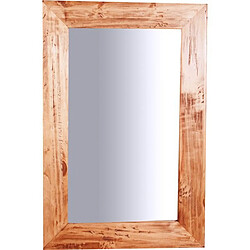 Biscottini Miroir Murale Rectangulaire En Bois Mass 