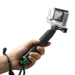 Wewoo Pour GoPro HERO4 / 3 vert + / 3/2, longueur maximum: 49cm Monopode extensible portatif de poche avec la vis 