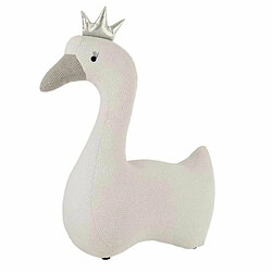 Paris Prix Fauteuil Enfant Cygne 77cm Blanc & Argent