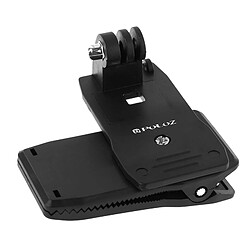 Wewoo Clip GoPro pour HERO6 / 5/5 Session / 4 Session / 4/3 + / 3/2/1, Xiaomi et autres caméras d'action 360 degrés rotation sac à dos chapeau Rec-montages fixation rapide Clamp Mount 