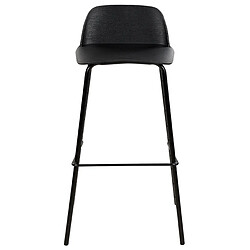 Acheter Beliani Tabouret de bar Set de 4 Noir MORA