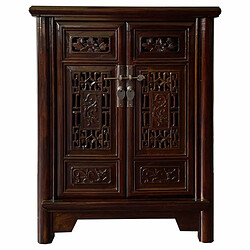 Buffet Alexandra House Living Marron Bois 40 x 80 x 60 cm