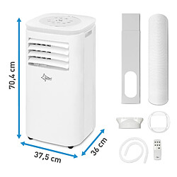 Climatiseur Mobile Suntec CoolFixx 2.6 Eco R290 - Climatiseur Portable 3 en 1 (2,6 kW) ~34 m² (9.000 BTU)