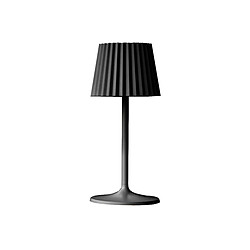 Lampe de table sans fil ABBY BLACK - 190 lumens - Ø 10 x H 38 cm - LUMISKY