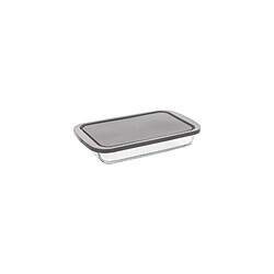 Ac-Deco Plat rectangulaire en verre - L 18,10 x l 29 x H 5,10 cm