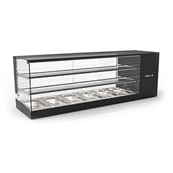 Vitrine Réfrigérée Logic triple de Présentation 1 ou 2 Niveaux - 4 GN 1/3x40 - Sayl 