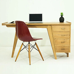 Avis Paris Prix Bureau Design en Teck Pokara 140cm Naturel