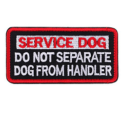 Service Chien Patch Broderie Patch Brassard Badge Crochet u0026 Boucle 3 # Service Dog Hook Loop