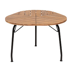 Beliani Table de jardin Bois Bois clair VARENNA